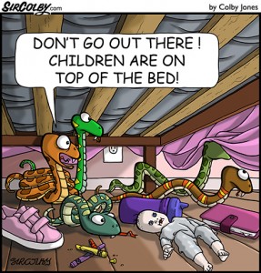 Snakes Under The Bed